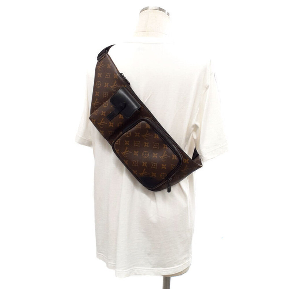 Louis Vuitton Monogram Macassar Brown Christopher Bum Bag Body - Picture 9 of 9